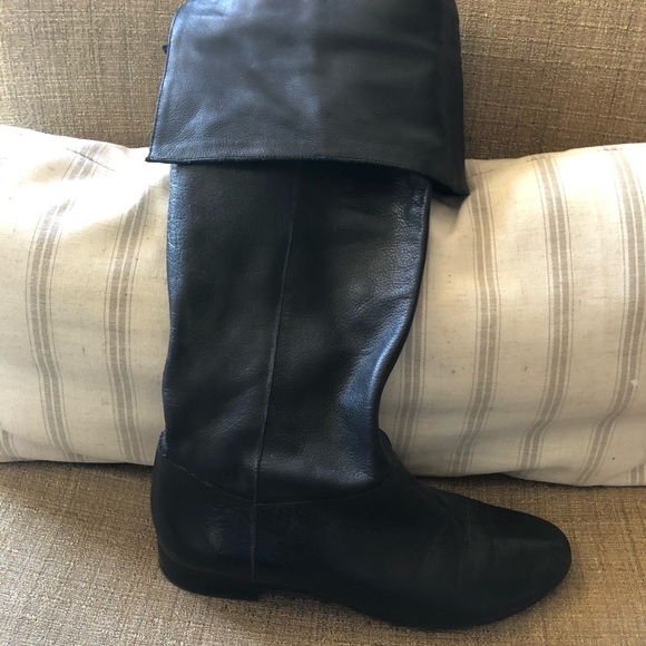 Jessica Simpson leather black boots - Picture 4 of 6